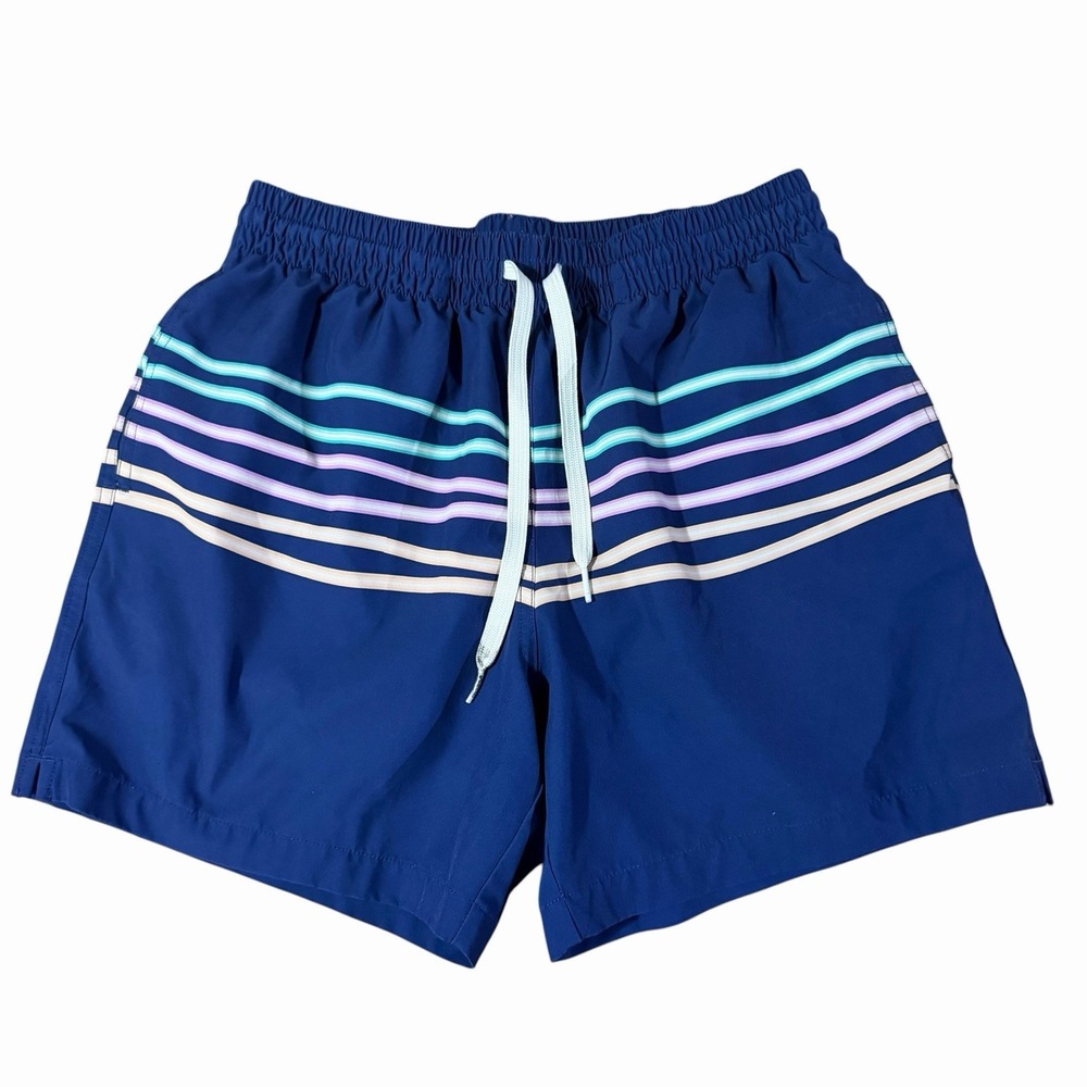 Chubbies The Moon Shadows 5.5" Swim Trunks Navy Blue Men's Size S